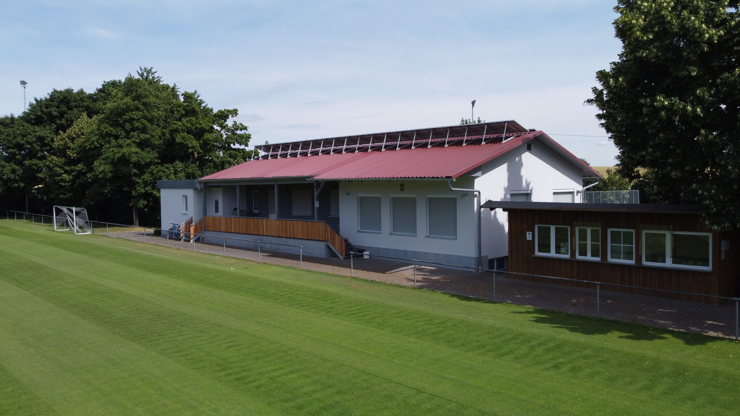 FC Hopferstadt Sportgelände sportheim-vorne